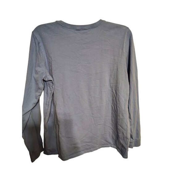 Life is Good XL Winter is for the Birds Periwinkle Blue Long Sleeve T-Shirt - Picture 4 of 4